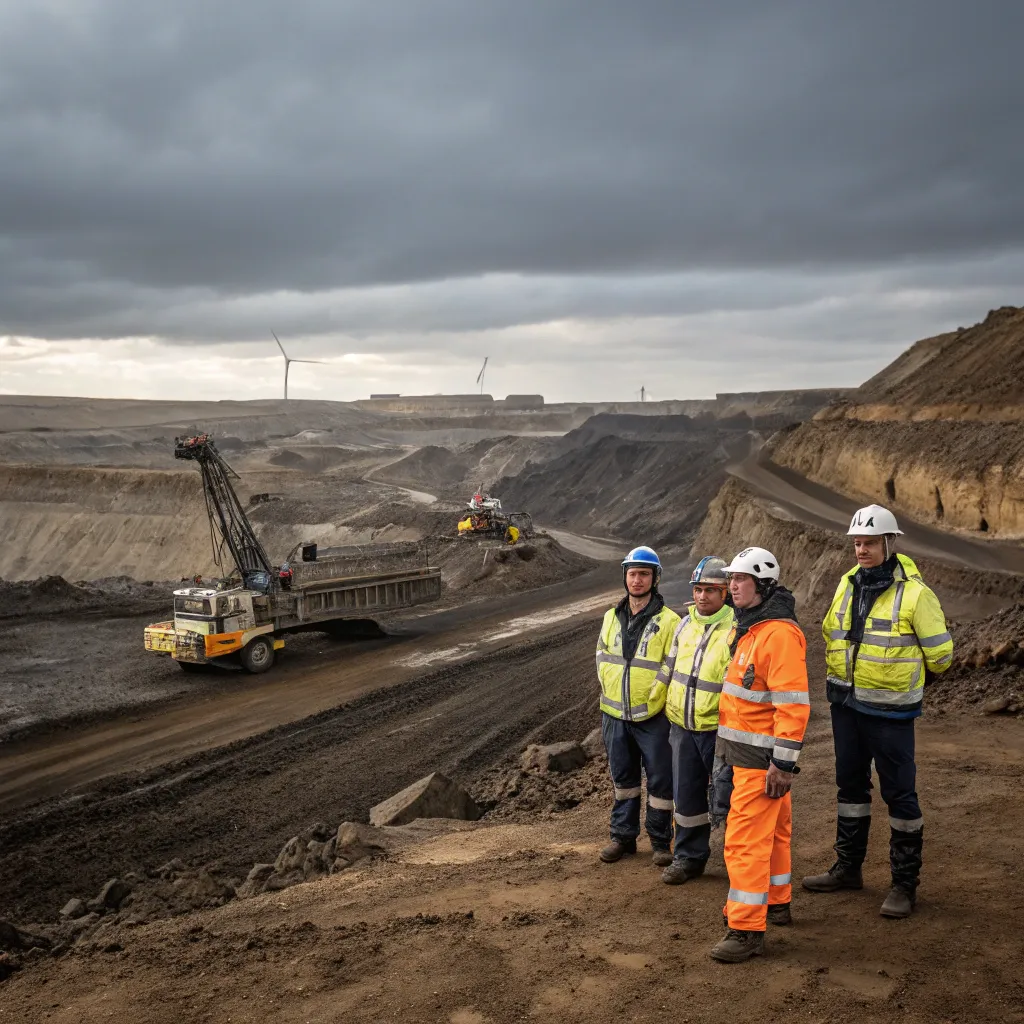 BSP-IL team at mining site